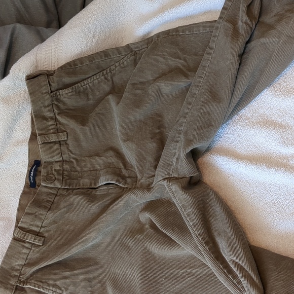 Men's Light Brown Croft & Barrow Corduroy Pants, Stretchable waist 34x32 - Picture 3 of 12